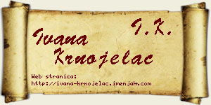 Ivana Krnojelac vizit kartica